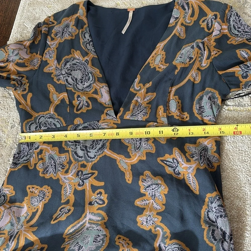 Free People Maxi Dress Floral Paisley Print